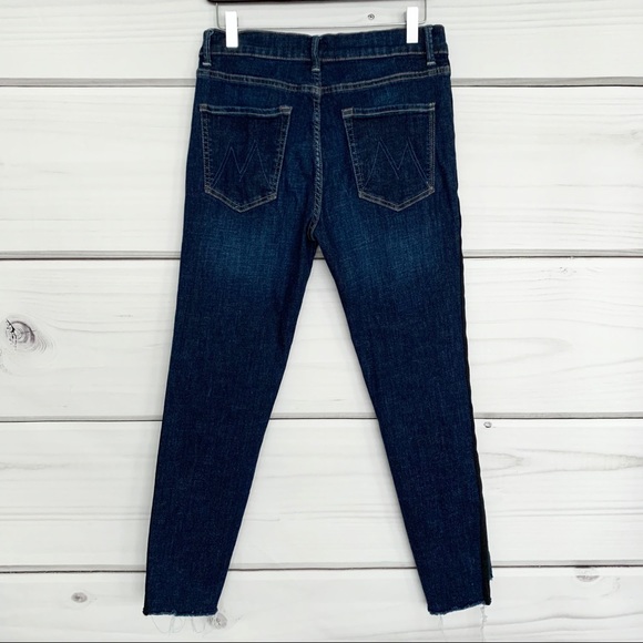 MOTHER Stunner Zip Ankle Jeans in Sweeping Racer, Size 27 - Picture 8 of 14